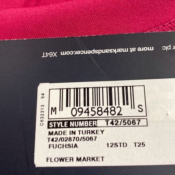 M&S Marks & Spencer Scuba Shift MIDI Dress Fit & Flare Pleated Skirt Short Sleev - Picture 10 of 11